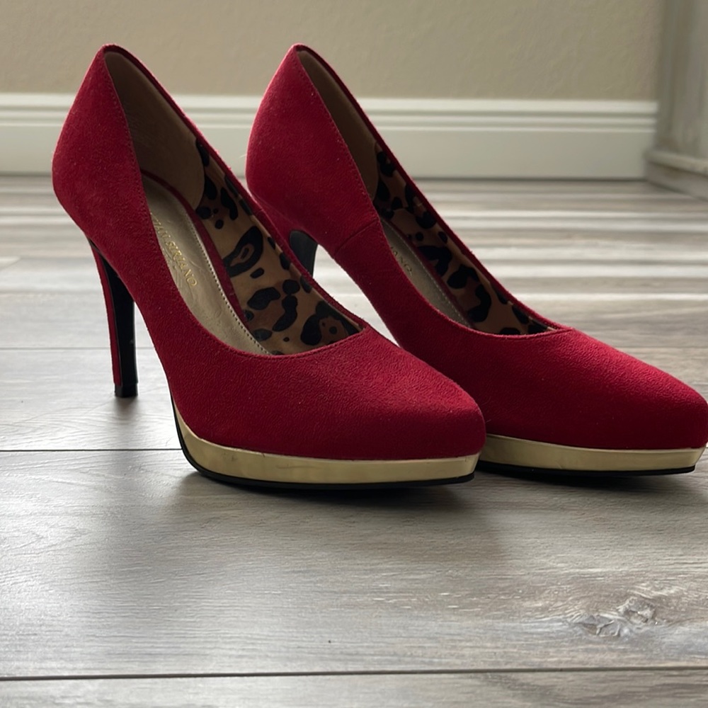 Red and Gold High Heel